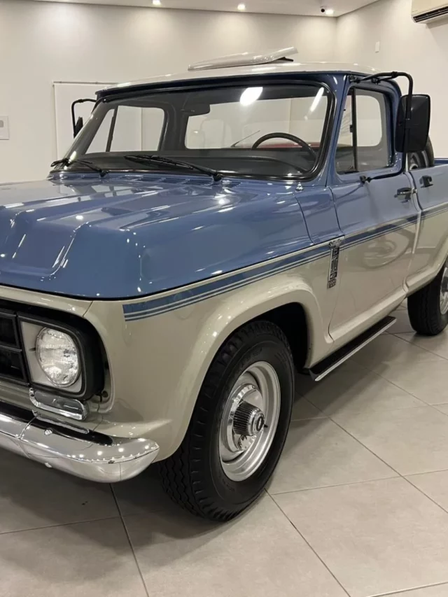 Chevrolet D10 1984 ainda preserva originalidade Chevrolet D10 1984 / Foto: Reginaldo de Campinas