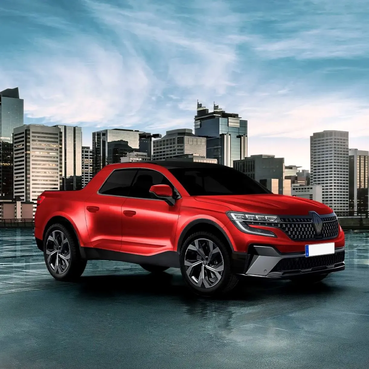 Versão Concept da pickup Renault Oroch / Projeção: Kleber SIlva / KDesign AG