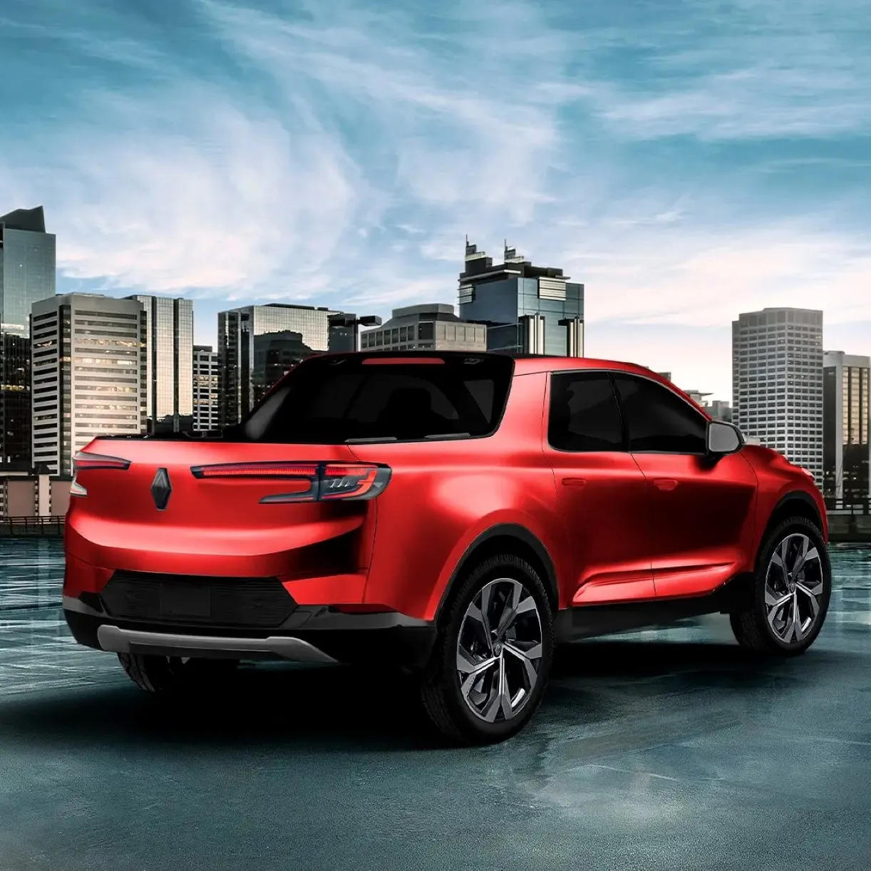 Versão Concept da pickup Renault Oroch / Projeção: Kleber SIlva / KDesign AG