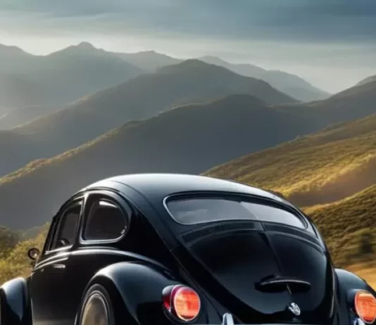 Novo Volkswagen Fusca Preto inspirado no Audi Volkswagen Fusca Preto / Foto: Clube do Carro