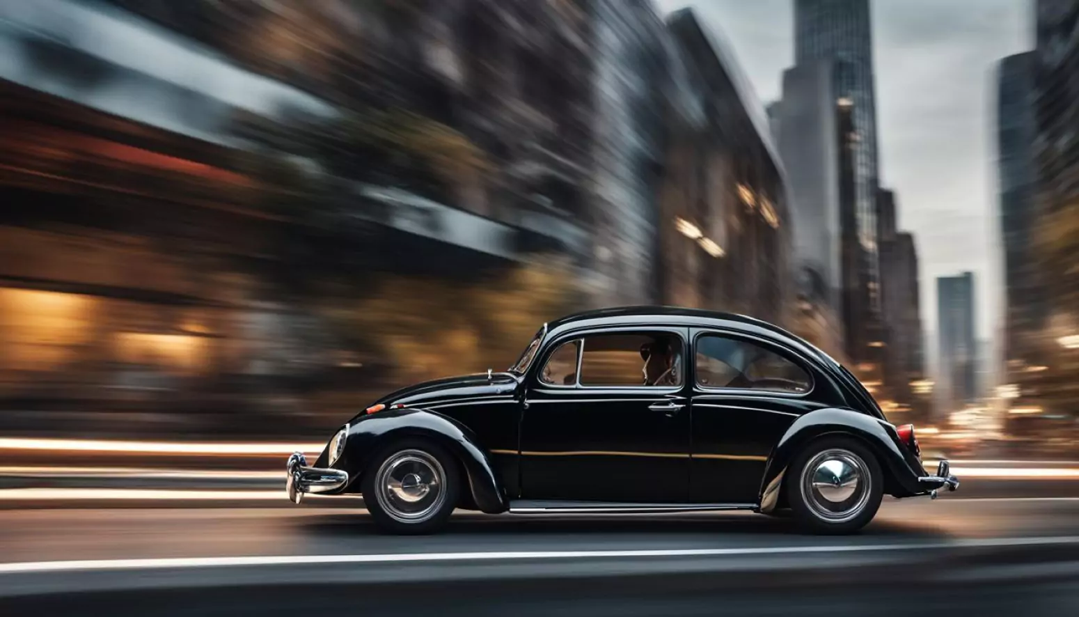 Volkswagen Fusca Preto / Foto: Clube do Carro