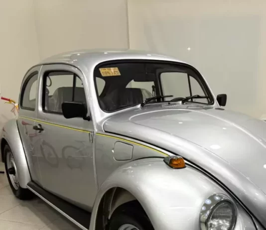 Tesouro Raro: VW Fusca Itamar 1995 continua 0km em 2024 Foto: Reginaldo de Campinas