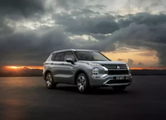 A caminho do Brasil, Mitsubishi Outlander tem autonomia de 844 km Mitsubishi Outlander / Foto: Mitsubishi